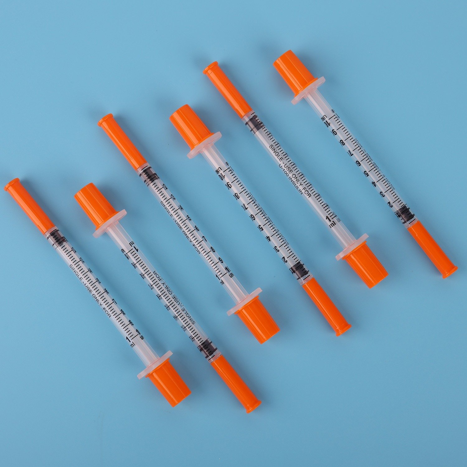 Hypodermic syringe product range